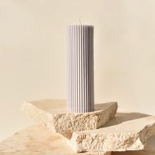Fluted Column Soy-Blend Candle